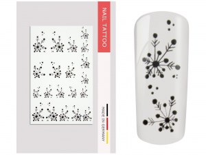 NailArt Tattoo Snowflake I