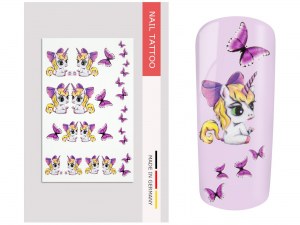 NailArt Tattoo Unicorn