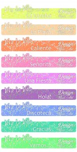 Stickers nuancier Viva la Vida