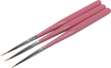 Pink nail art brush kit
