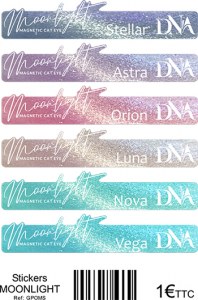Stickers nuancier Pulsar