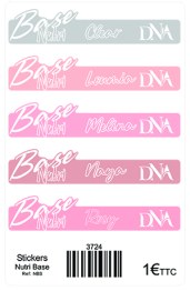 Stickers nuancier Candy Bars