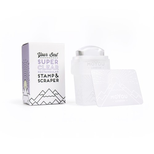 MOYOU 3 IN 1 SUPER CLEAR RECTANGULAR STAMPER & SCRAPER
