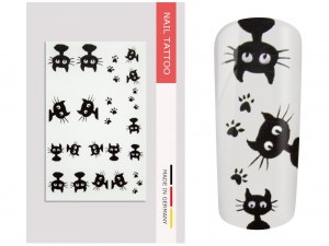 NailArt Tattoo Cats