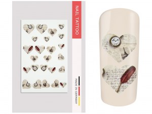 NailArt Tattoo Vintage Heart