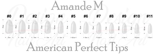 American Perfect Tips Amande Medium