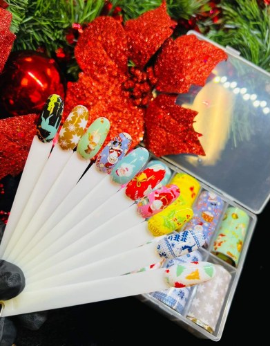Box Foil Holo Silver Motif