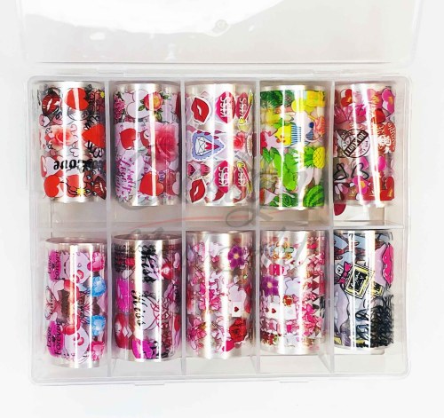 Box Foil Holo Silver Motif