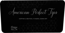American Perfect Tips Coffin Medium