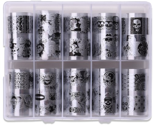 Box Foil Holo Silver Motif