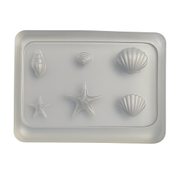 Moules 3D Coquillages