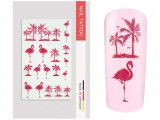 NailArt Tattoo Flamingo Palms