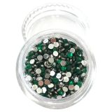 Strass rond vert