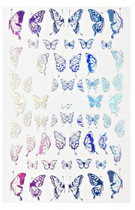 Stickers Butterfly Silver