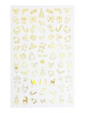 Stickers Gold Christmas
