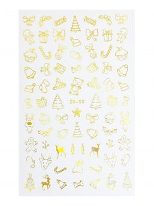 Stickers Gold Christmas