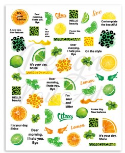 Stickers Citrus