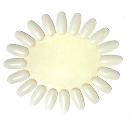Nuancier naturel ovale