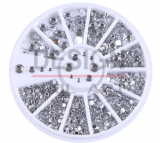 Roue Strass argent 4 tailles