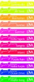 Stickers nuancier SunShine