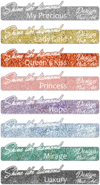 Stickers nuancier Shine like diamond