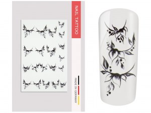 NailArt Tattoo Flower VI